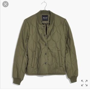 Madewell Quilted Military Jacket XS